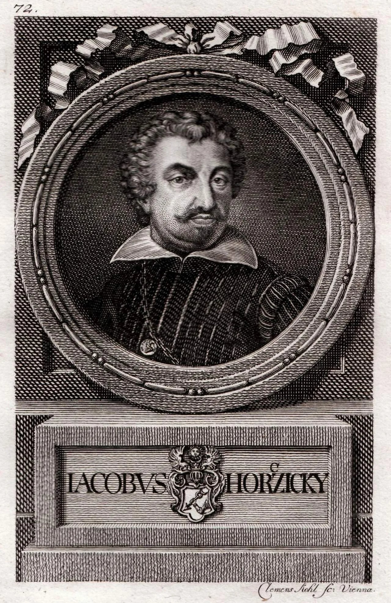 Portrait of Jakub Horčický z Tepence (1575–1622) – memorial page
