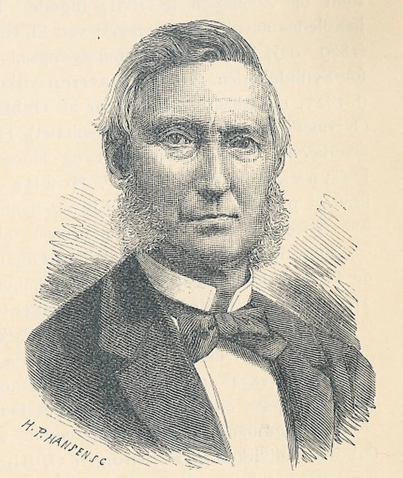 Porträt von Peter Panum (1820–1885) – Gedenkseite