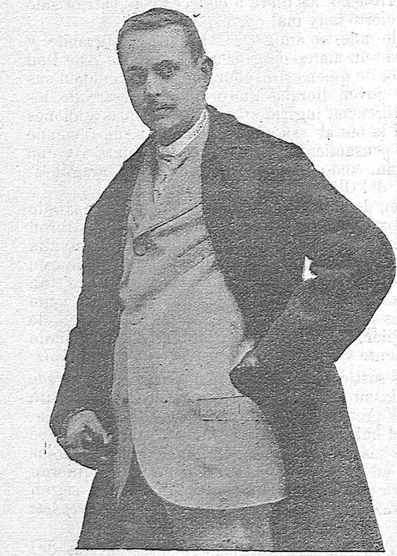 Porträt von Anselmo Gascón de Gotor (1865–1927) – Gedenkseite