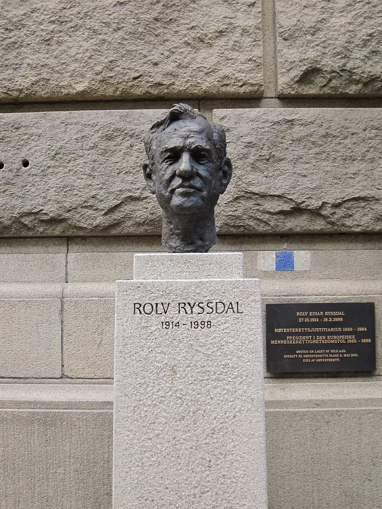 Portrait of Rolv Ryssdal (1914–1998) – memorial page