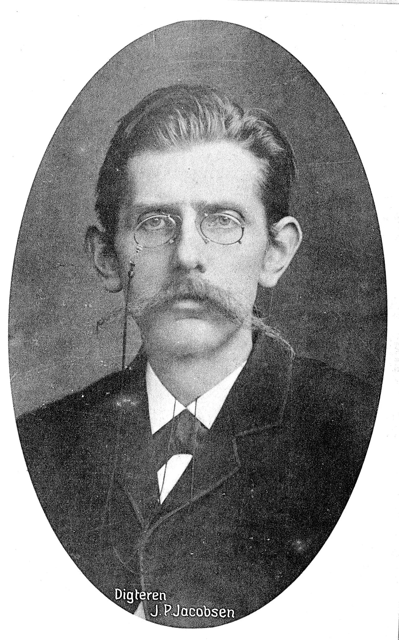 Portrait of Jens Peter Jacobsen (1847–1885) – memorial page