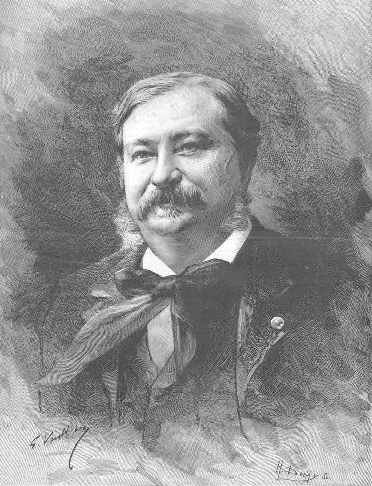 Porträt von Paul Dalloz (1829–1887) – Gedenkseite