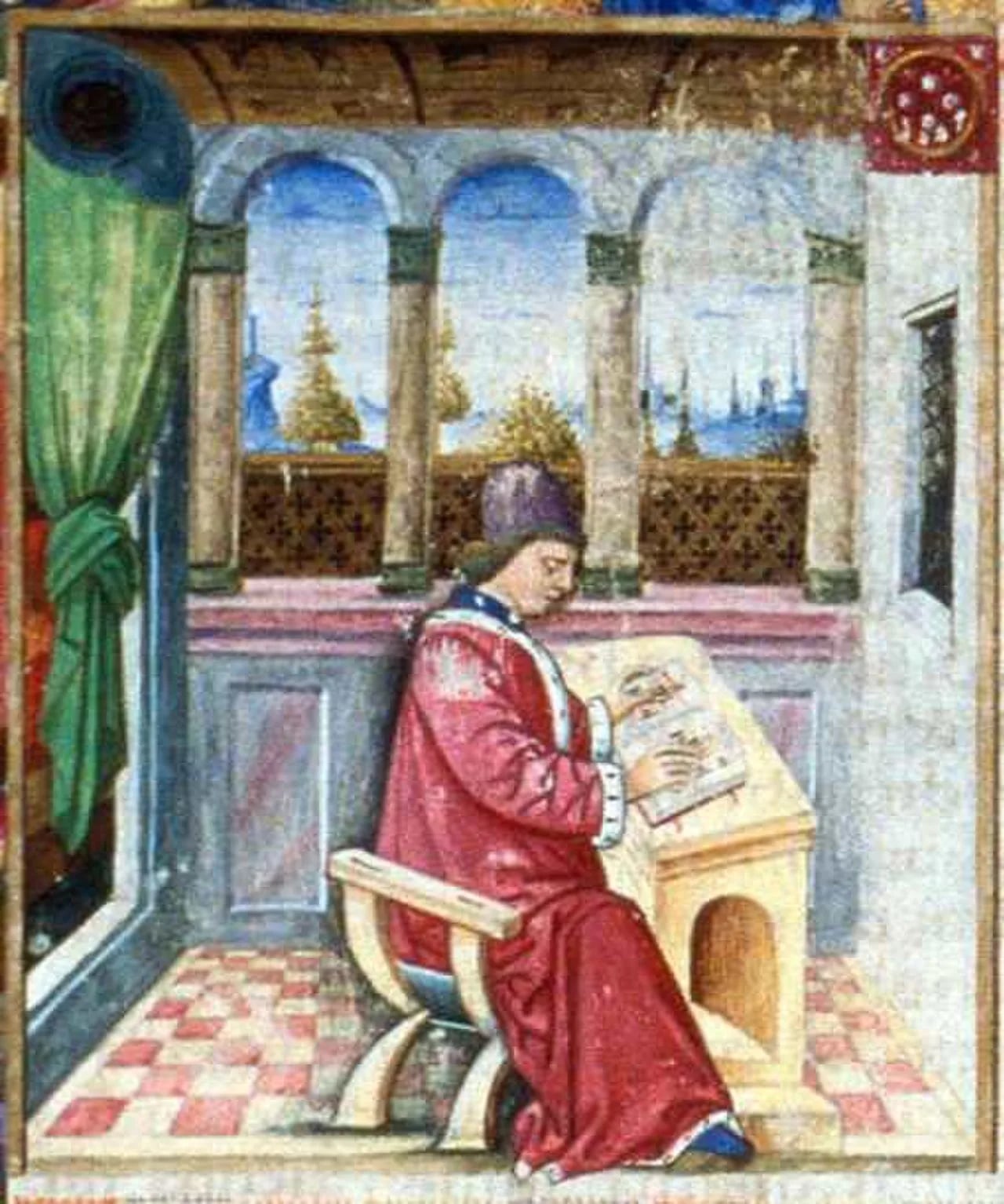 Porträt von Johannes Tinctoris (1435–1511) – Gedenkseite