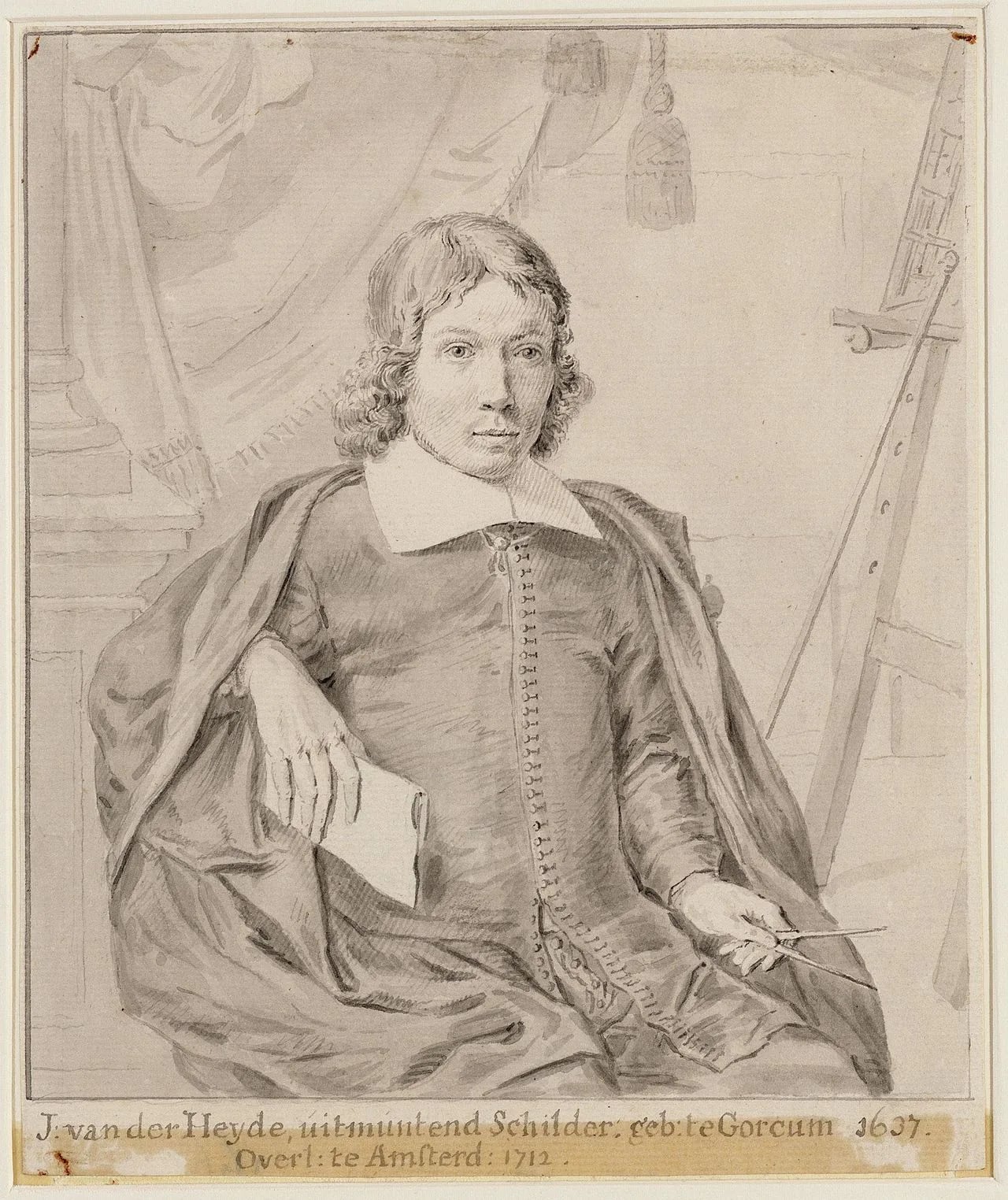 Porträt von Jan van der Heyden (1637–1712) – Gedenkseite