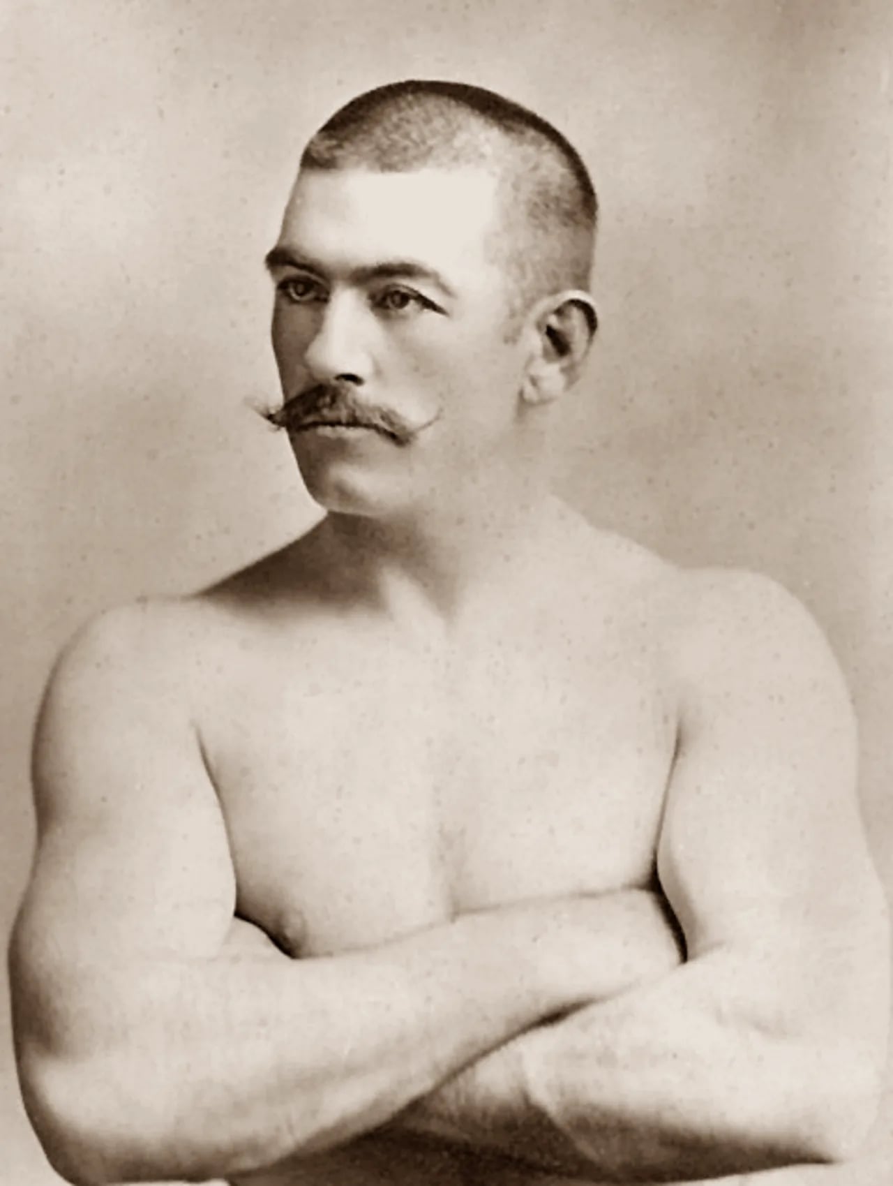Porträt von John L. Sullivan (1858–1918) – Gedenkseite