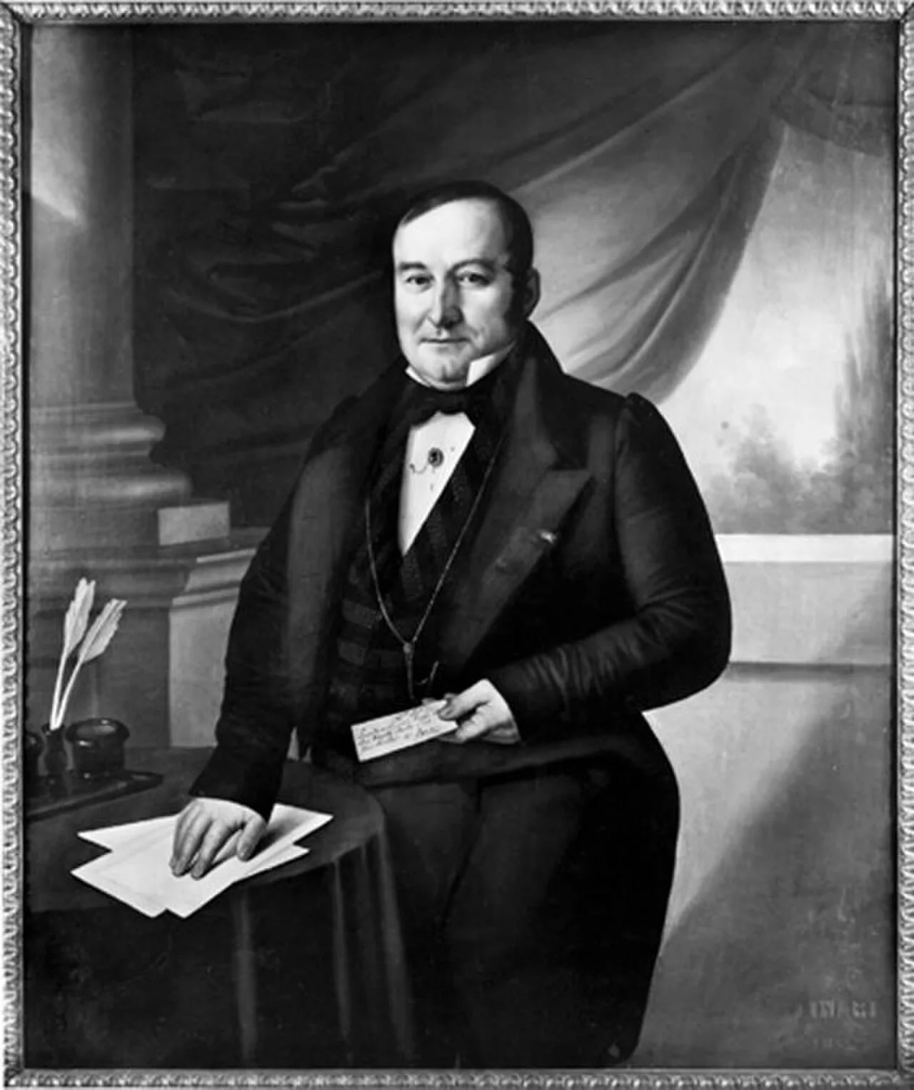 Porträt von Girolamo Luxardo (1784–1865) – Gedenkseite