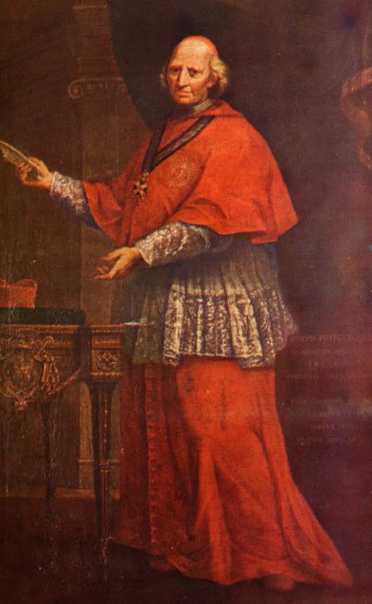 Porträt von Giuseppe Pozzobonelli (1696–1783) – Gedenkseite