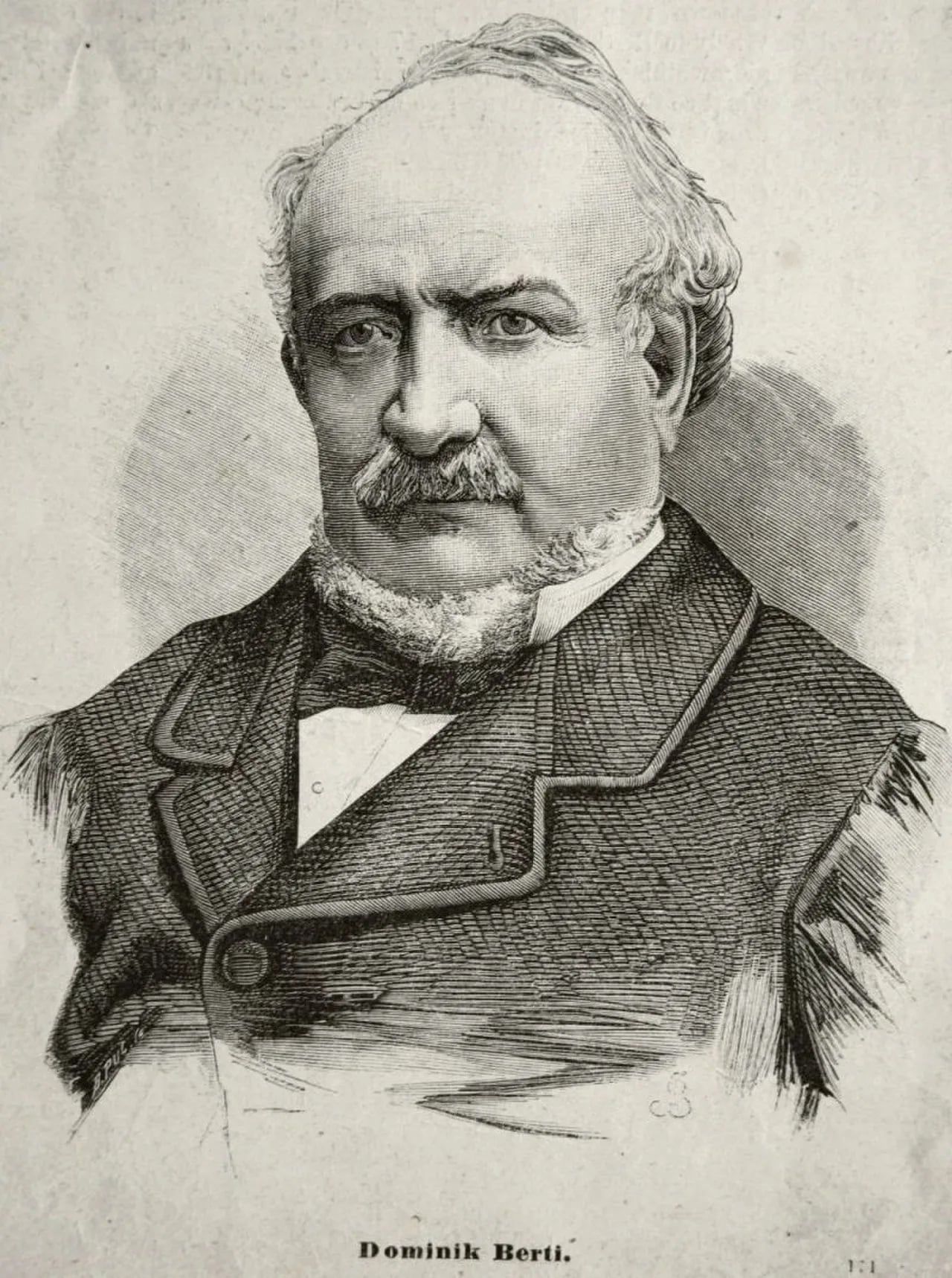 Portrait of Domenico Berti (1820–1897) – memorial page