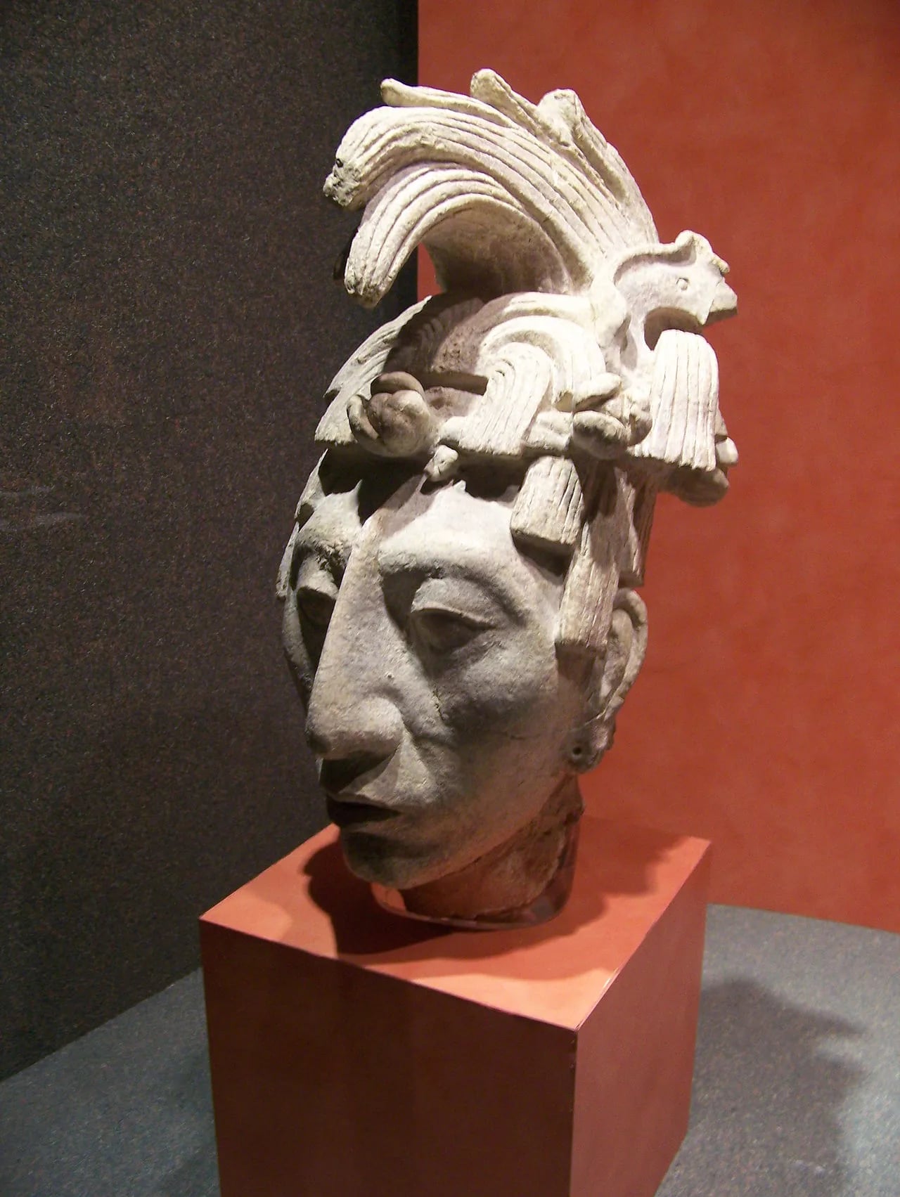 Porträt von K'inich Janaab' Pakal I. (603–683) – Gedenkseite