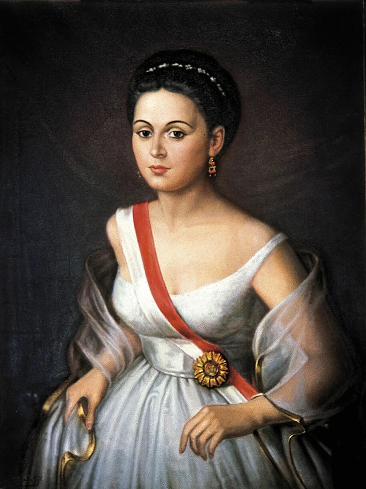 Porträt von Manuela Sáenz (1797–1856) – Gedenkseite
