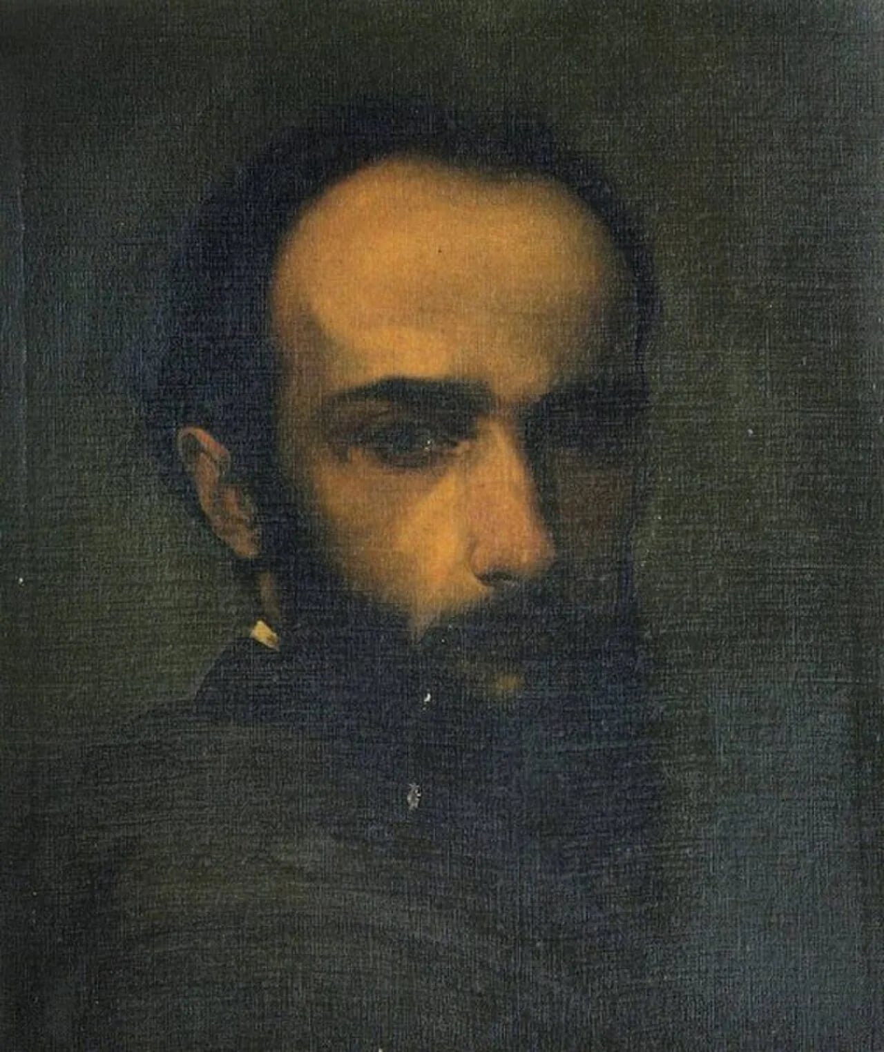 Porträt von Amos Cassioli (1832–1891) – Gedenkseite