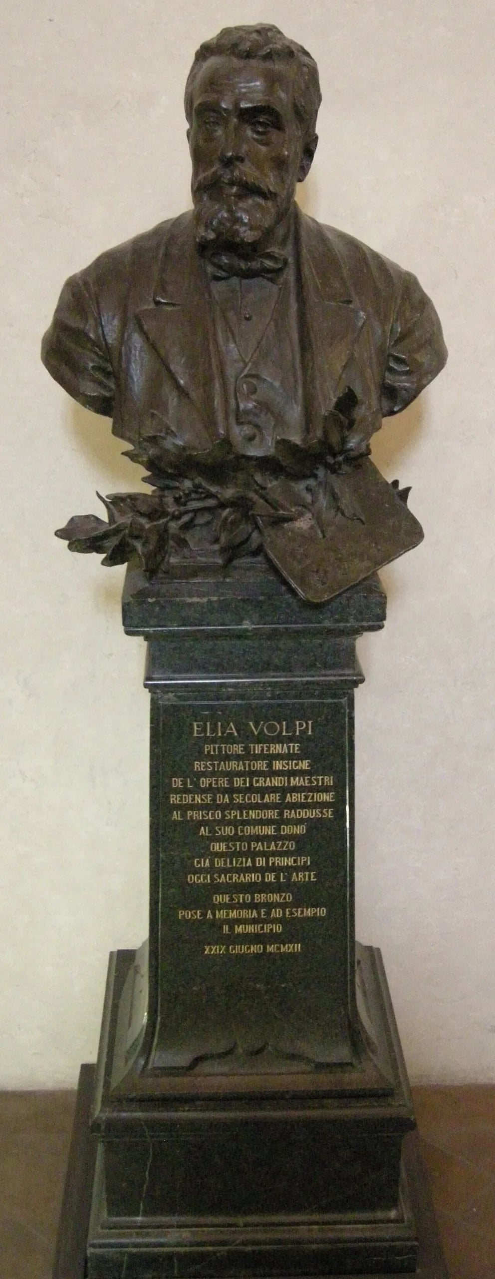 Porträt von Elia Volpi (1858–1938) – Gedenkseite