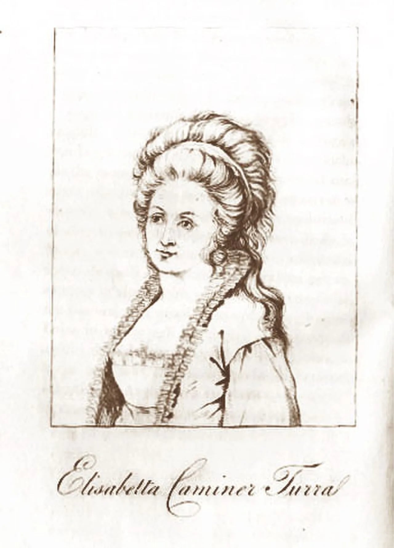 Portrait of Elisabetta Caminer (1751–1796) – memorial page
