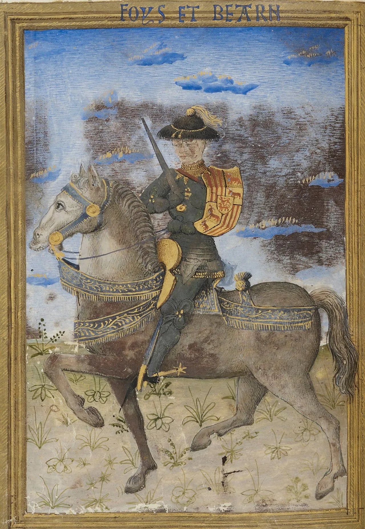 Porträt von Gaston IV. (1423–1472) – Gedenkseite
