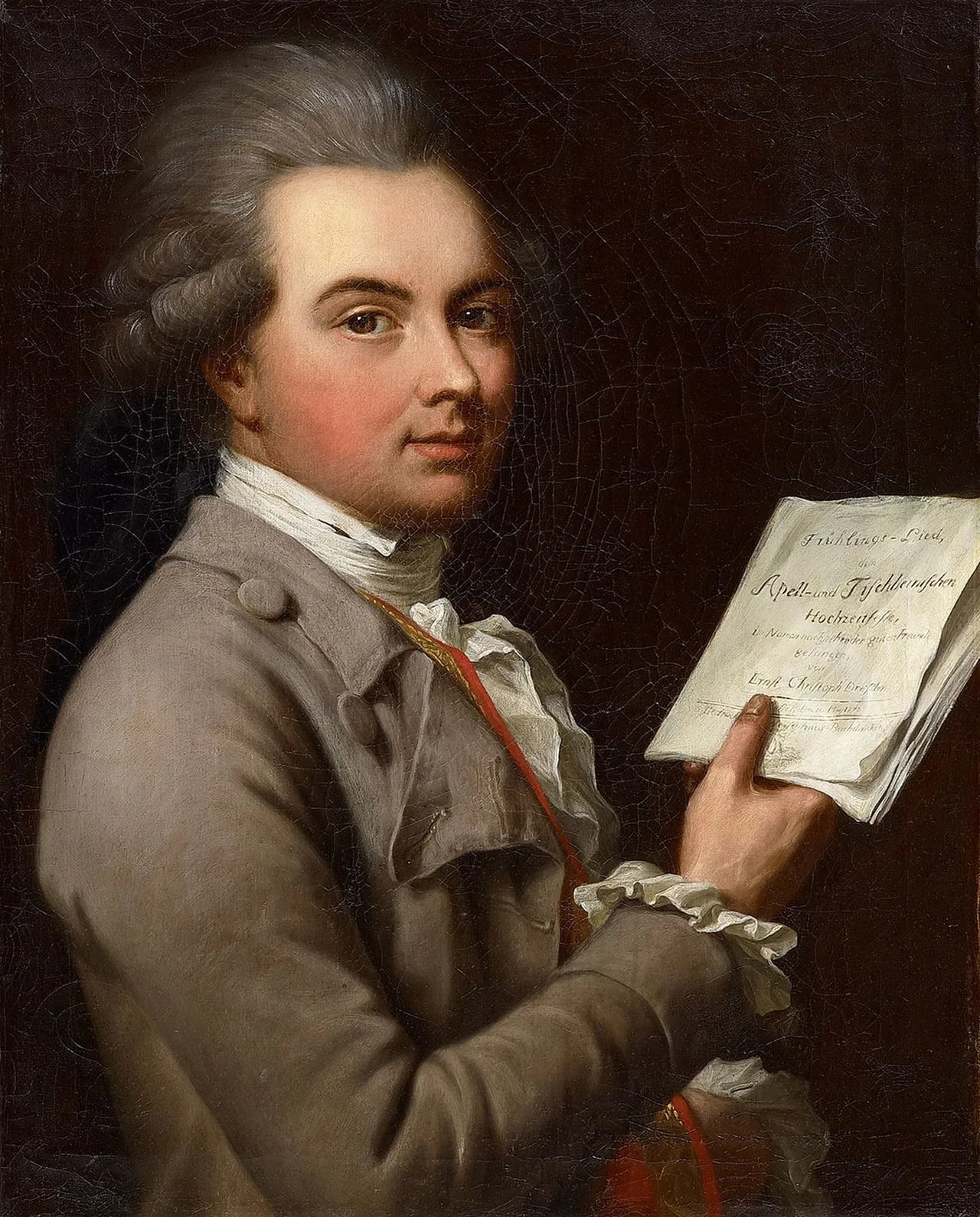 Porträt von Ernst Christoph Dressler (1734–1779) – Gedenkseite