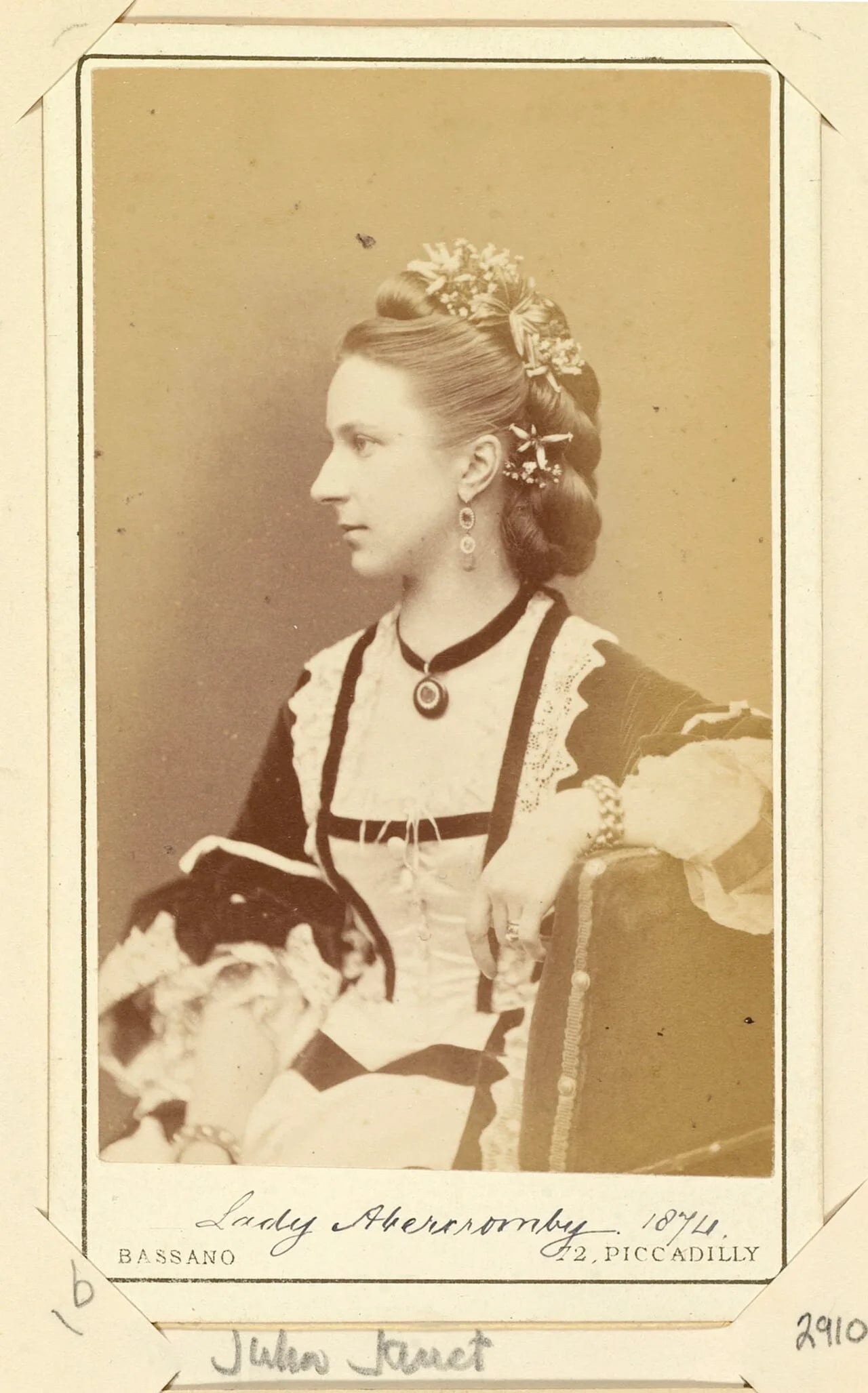 Portrait of Julia Janet Georgiana Abercromby (1840–1915) – memorial page