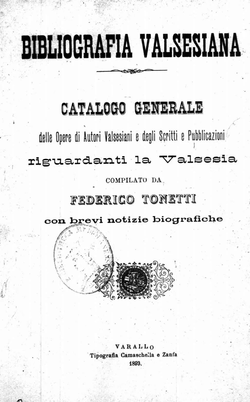 Portrait of Federico Tonetti (1845–1911) – memorial page