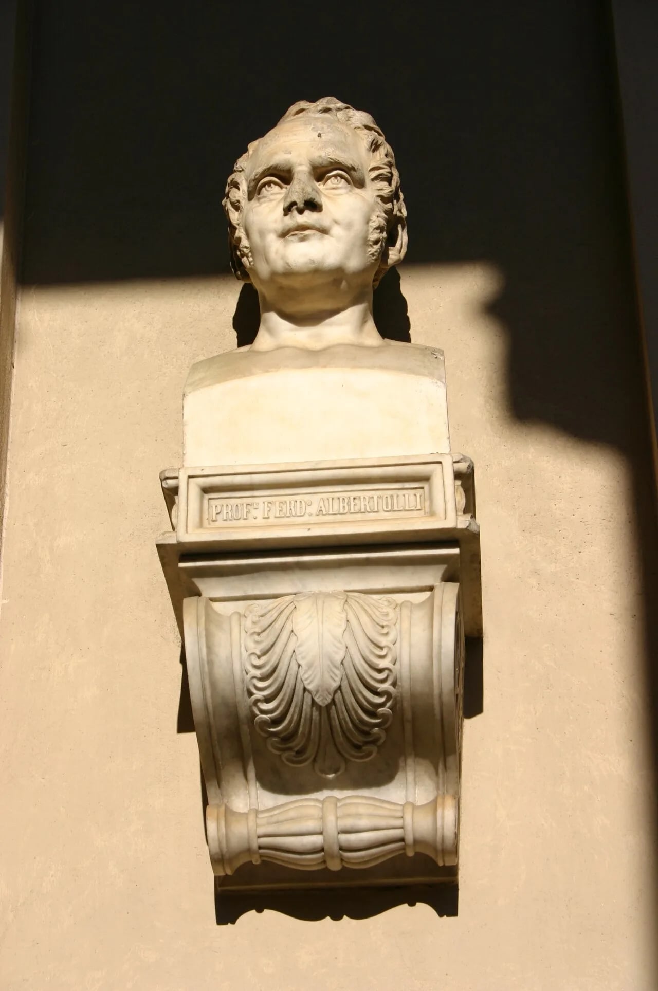 Porträt von Ferdinando Albertolli (1781–1844) – Gedenkseite