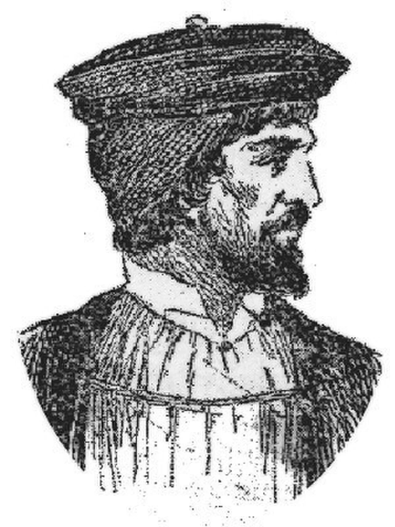 Porträt von Gaspar Corte-Real (1450–1501) – Gedenkseite