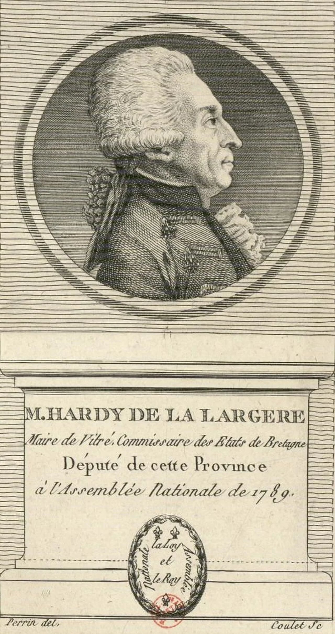 Portrait of Mathurin François Mathieu Hardy de La Largère (1729–1792) – memorial page
