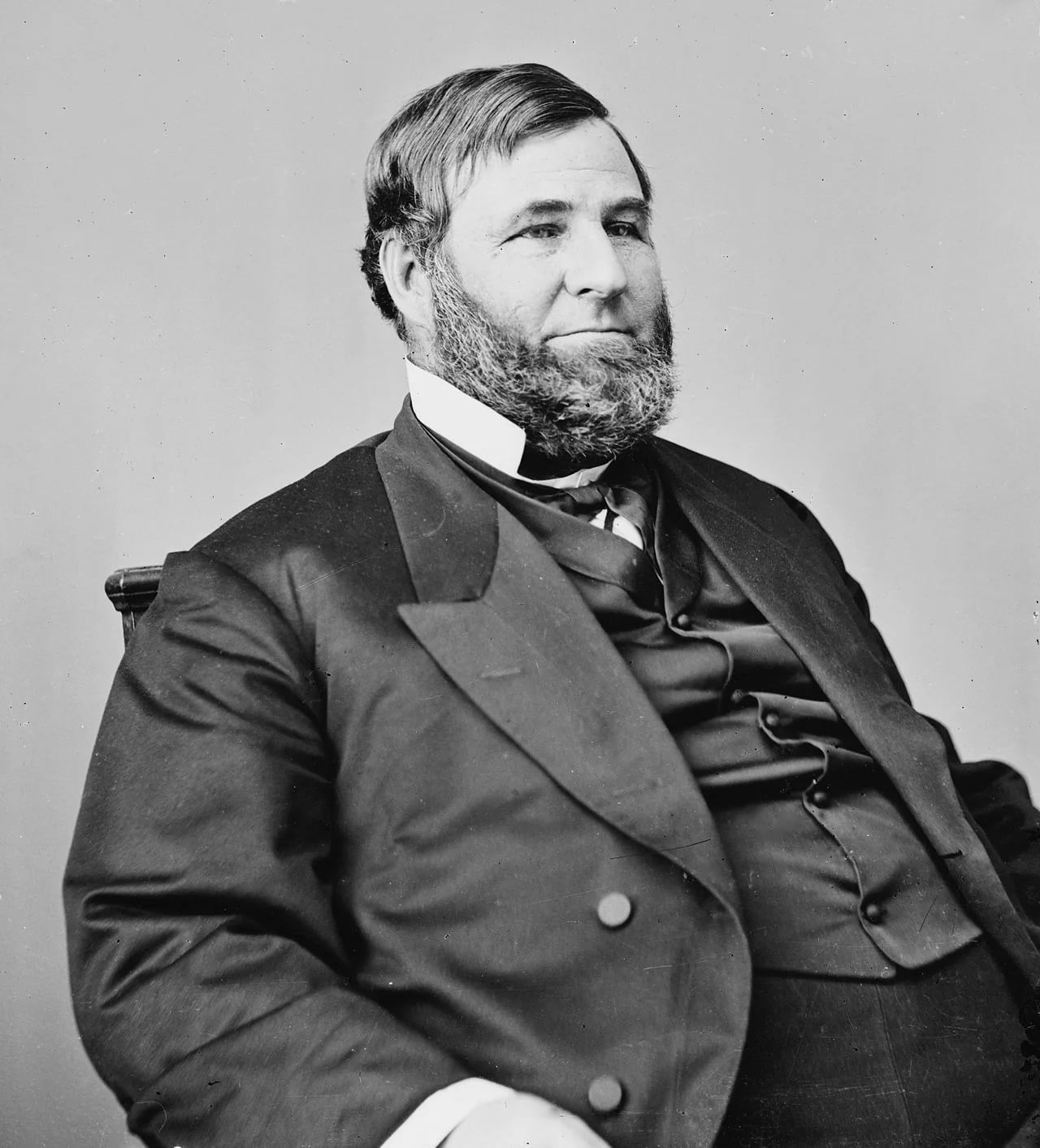 Portrait of David Davis (1815–1886) – memorial page