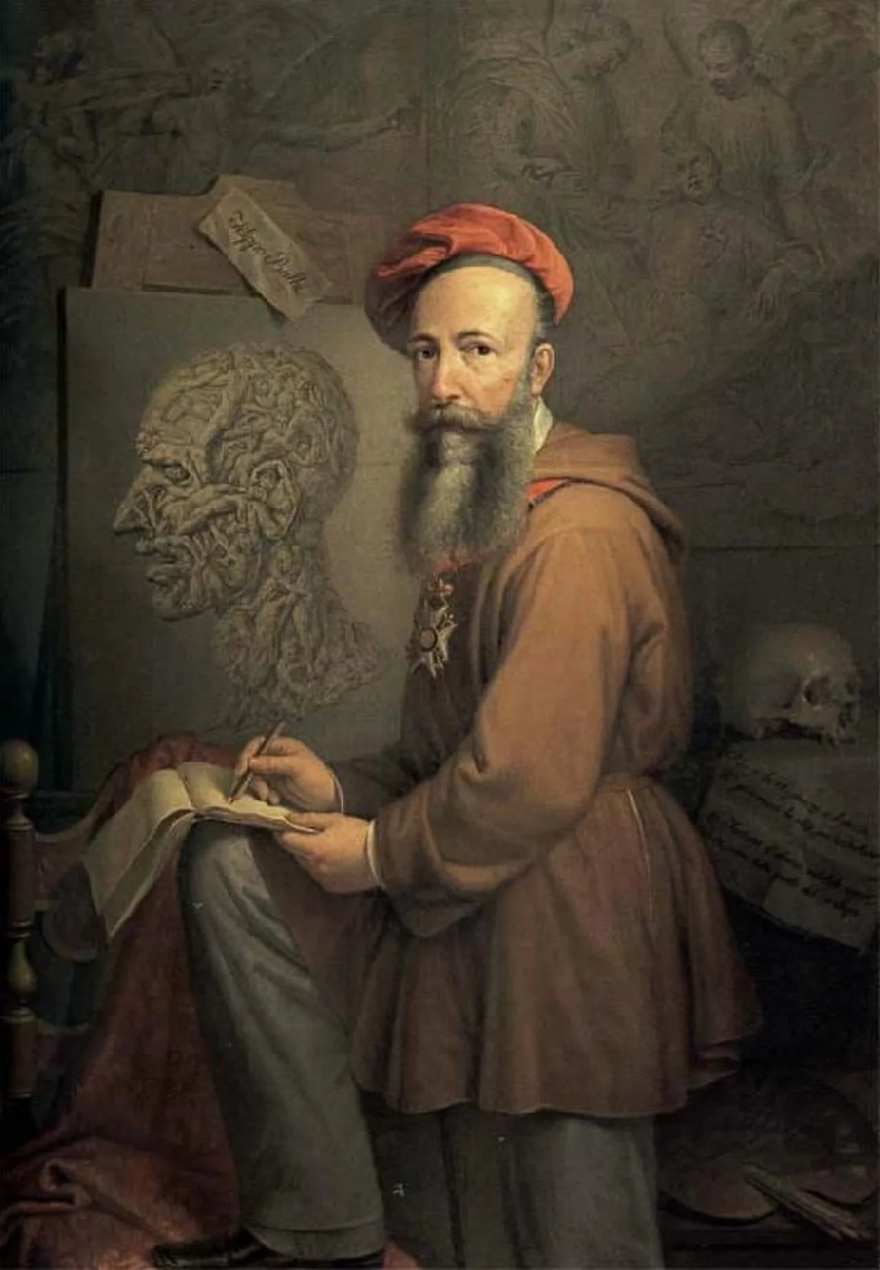 Porträt von Filippo Balbi (1806–1890) – Gedenkseite
