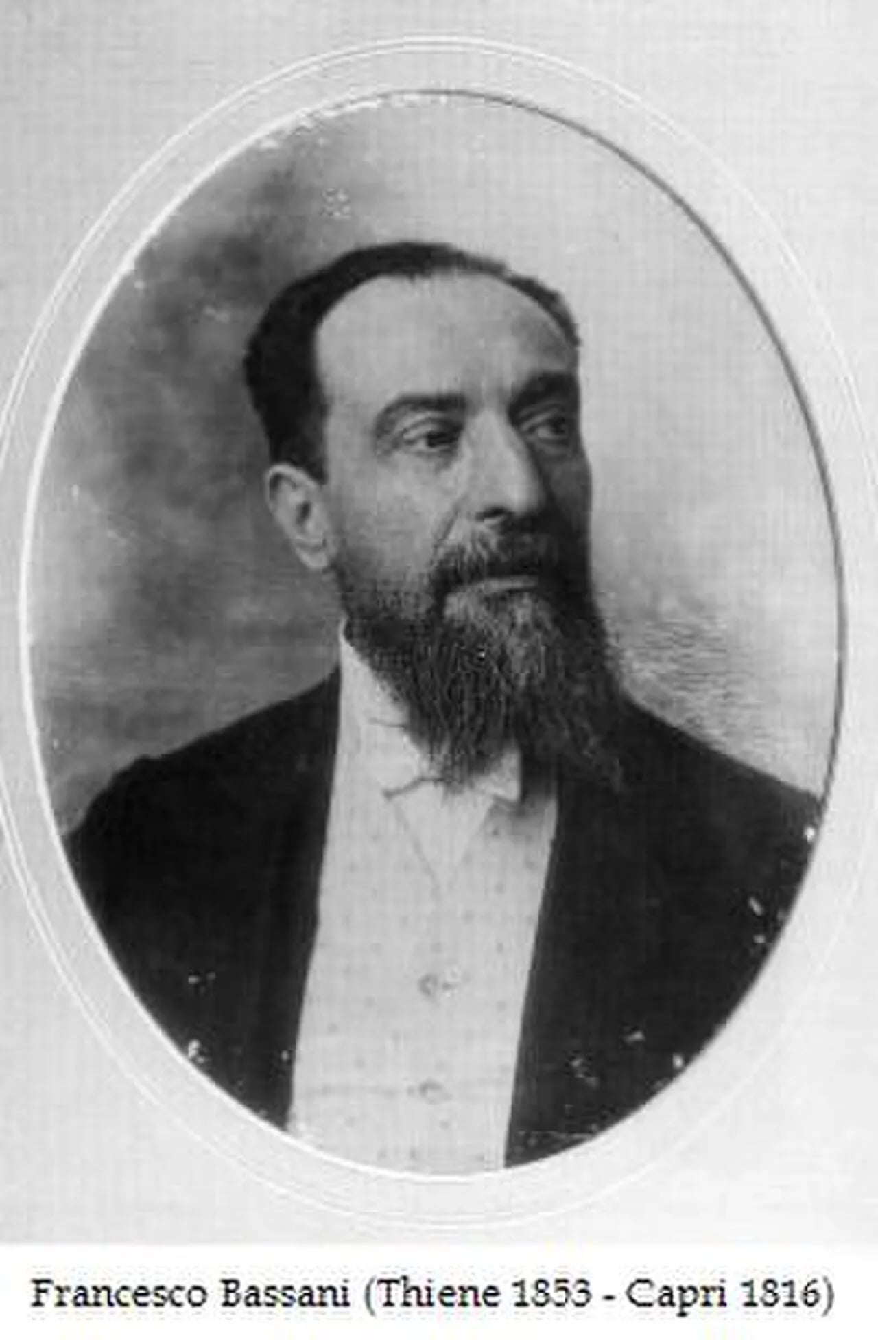 Portrait of Francesco Bassani (1853–1916) – memorial page