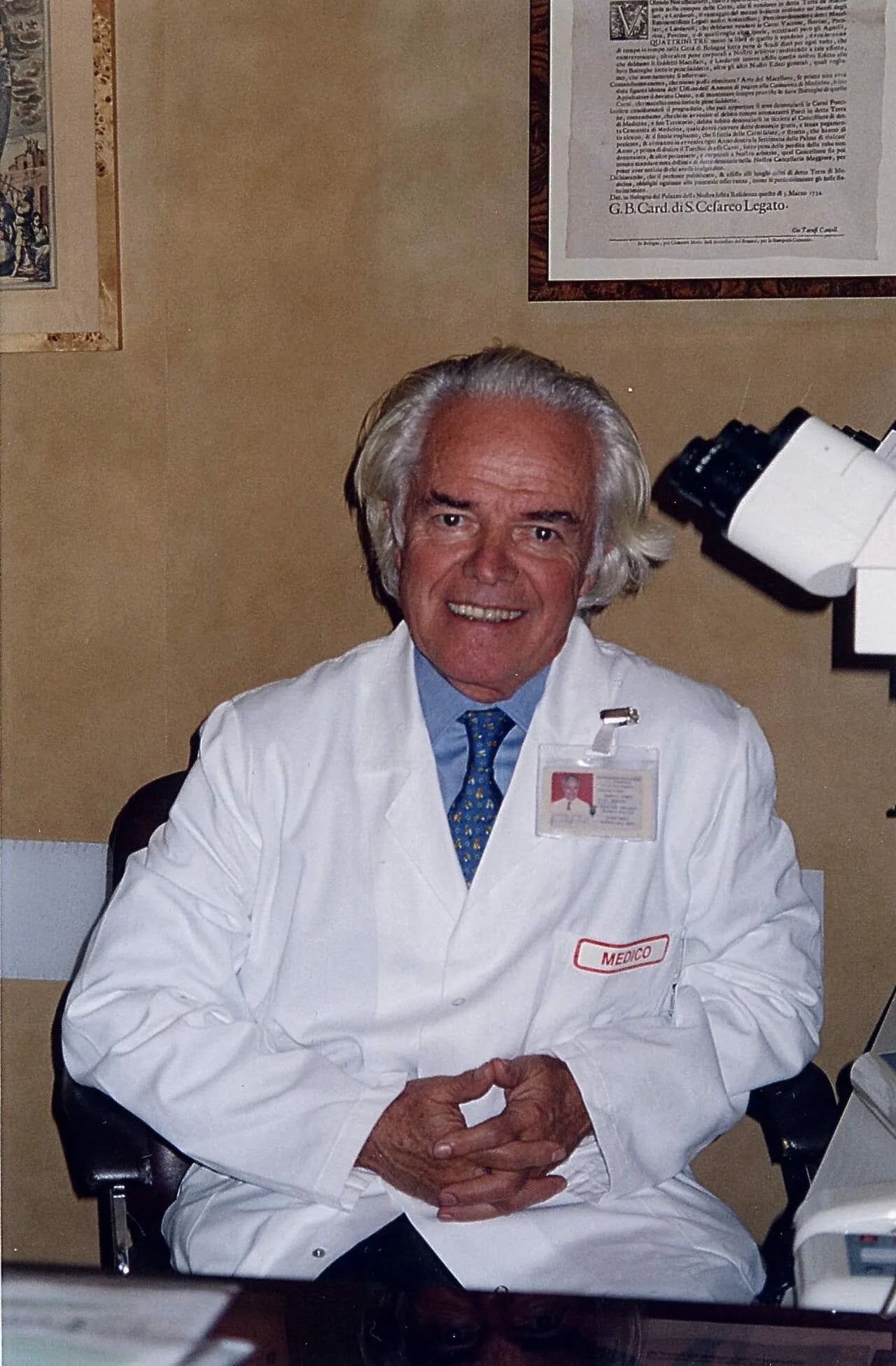 Portrait of Franco Mandelli (1931–2018) – memorial page