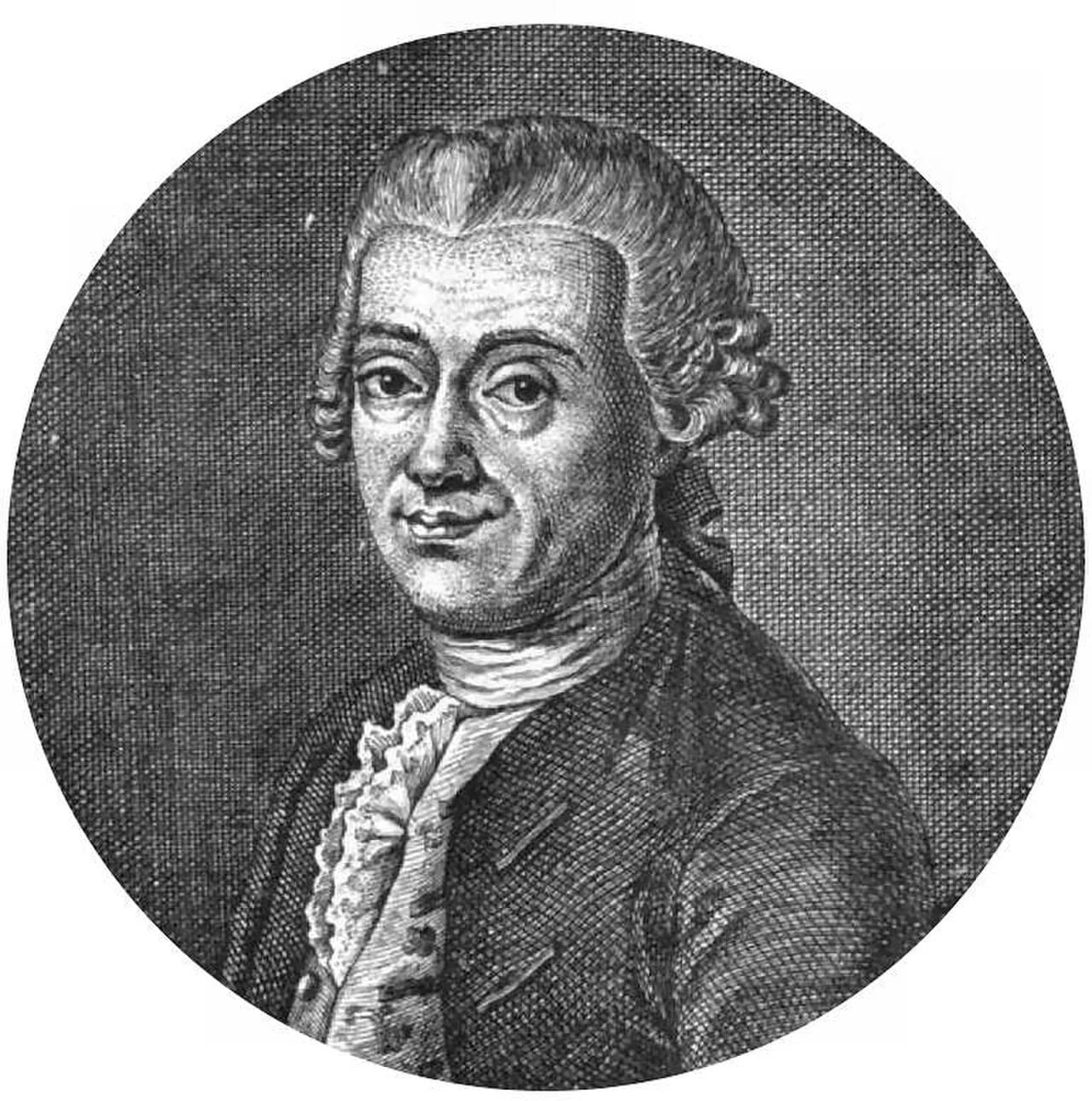 Portrait of Johann Daniel Titius (1729–1796) – memorial page