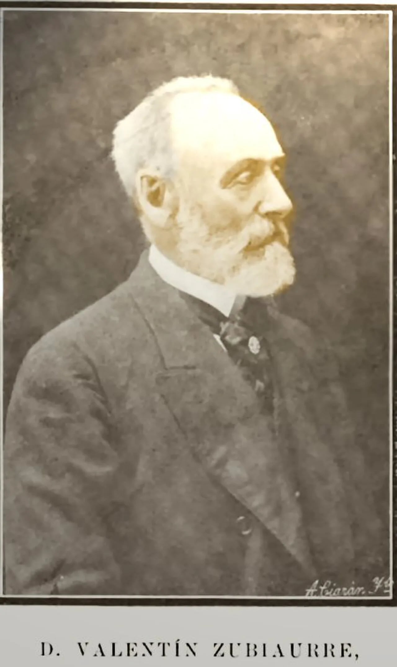 Portrait of Valentin Zubiaurre (1837–1914) – memorial page