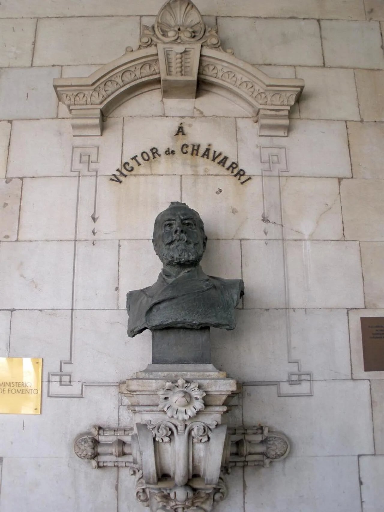 Porträt von Víctor Chávarri (1854–1900) – Gedenkseite