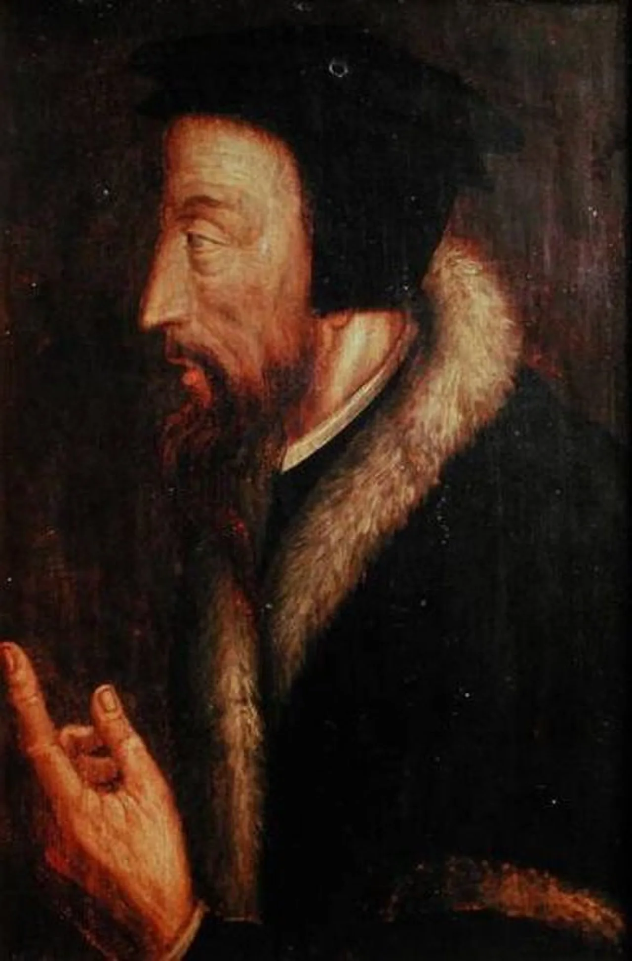 Porträt von Johannes Calvin (1509–1564) – Gedenkseite