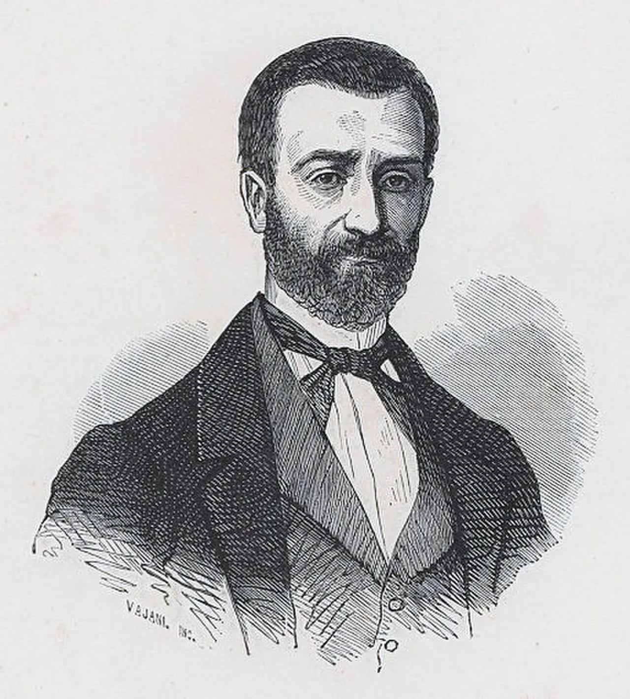 Portrait of Gaspare Cavallini (1817–1903) – memorial page