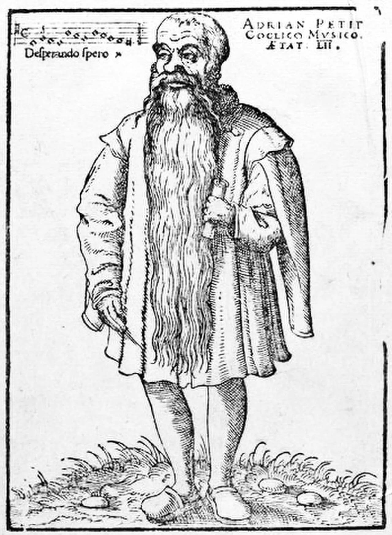 Portrait of Adrianus Petit Coclico (1499–1562) – memorial page