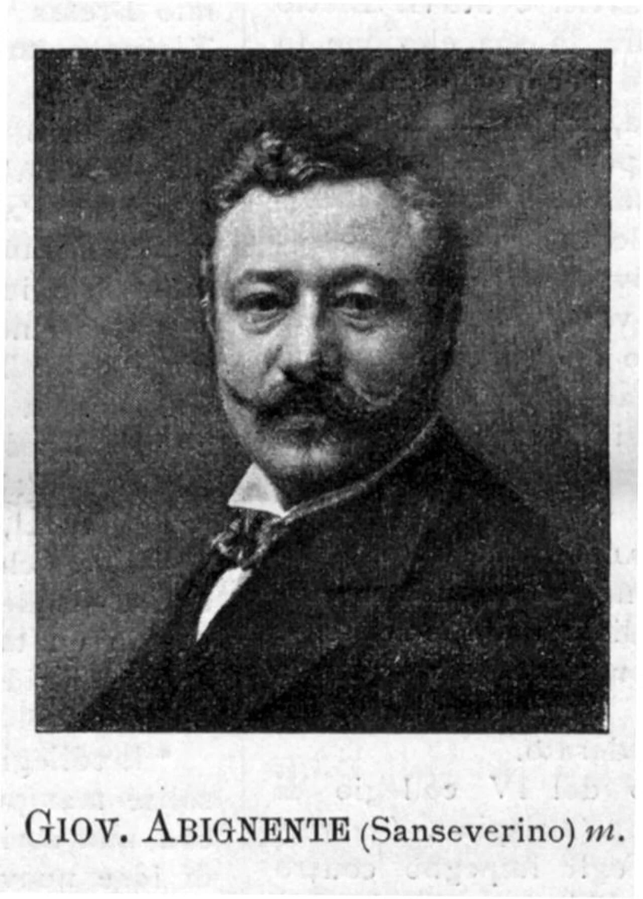 Portrait of Giovanni Abignente (1854–1916) – memorial page