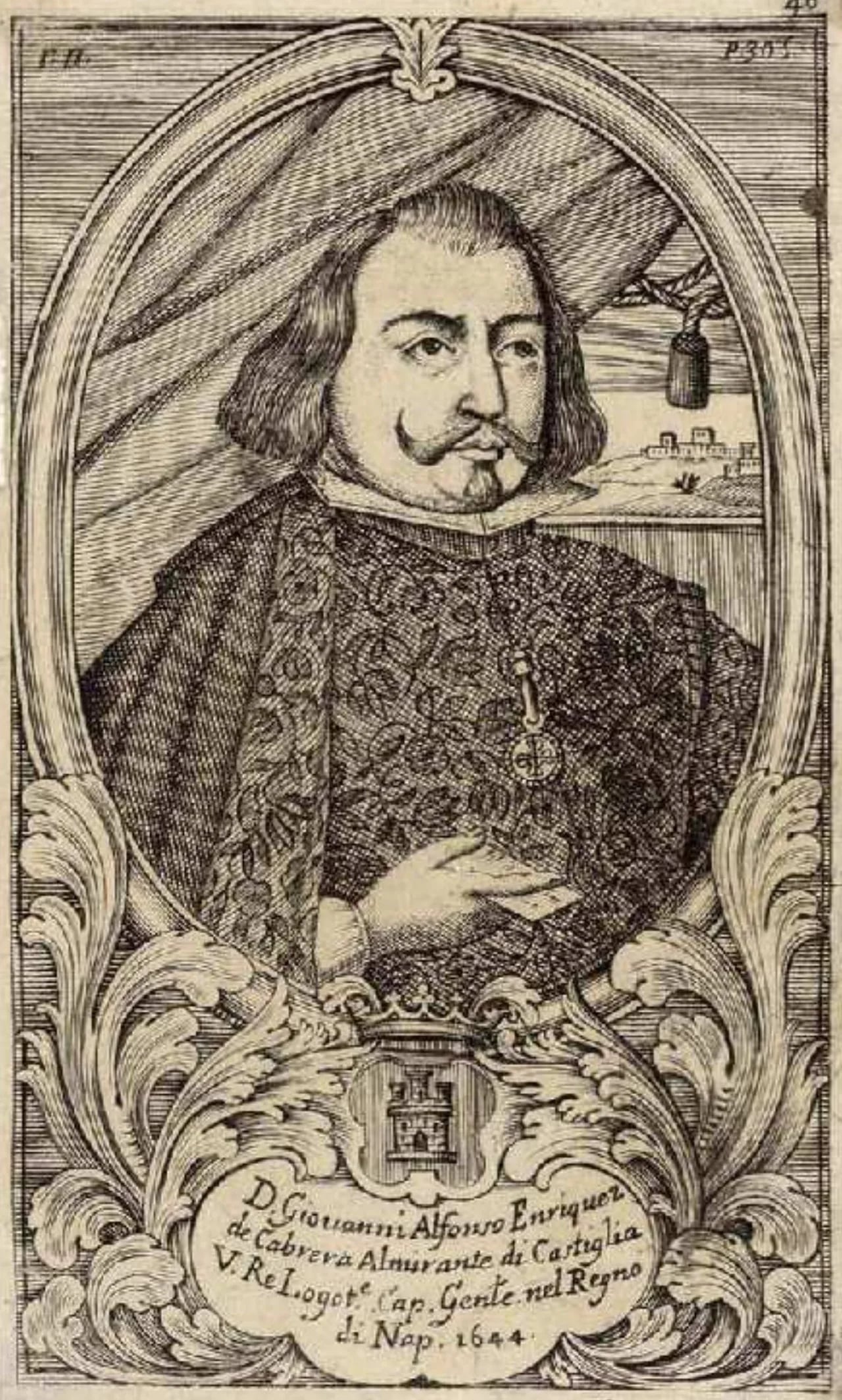 Porträt von Juan Alfonso Enríquez de Cabrera (1599–1647) – Gedenkseite