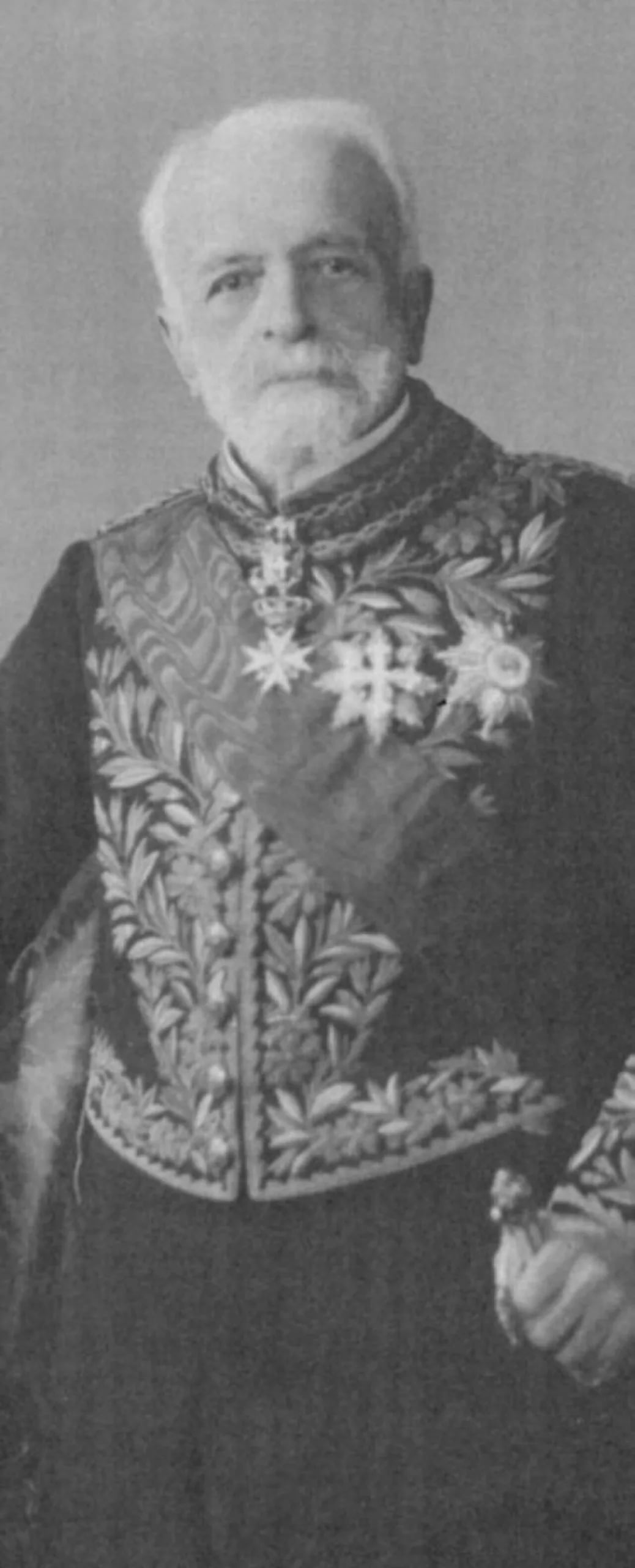 Porträt von Giovanni Battista Borea d'Olmo (1831–1936) – Gedenkseite