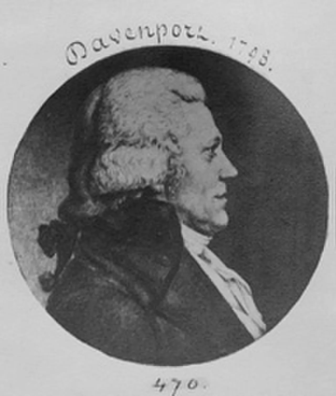Portrait of Franklin Davenport (1755–1832) – memorial page
