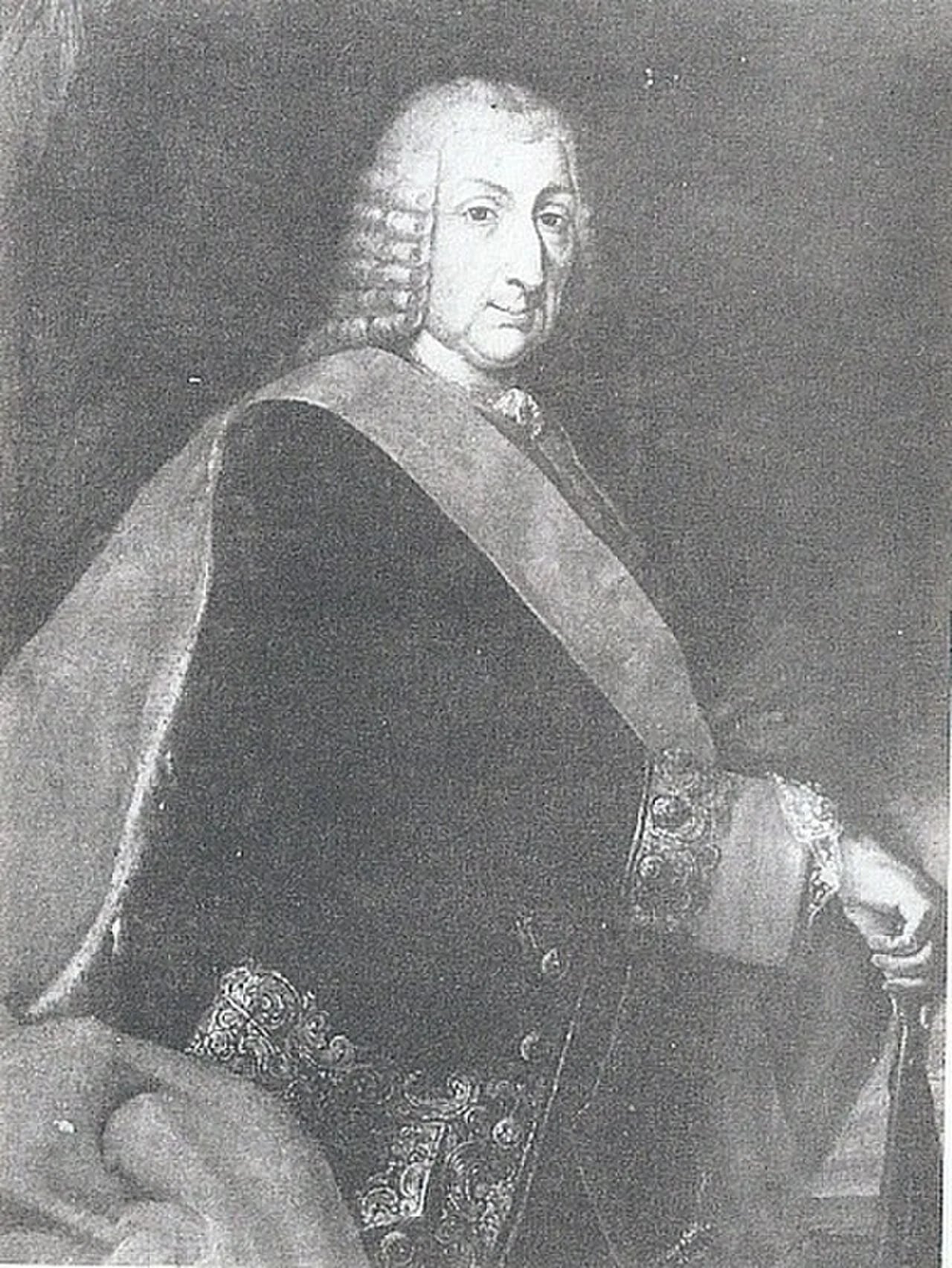 Portrait of Giovanni Fogliani Sforza d'Aragona (1697–1780) – memorial page