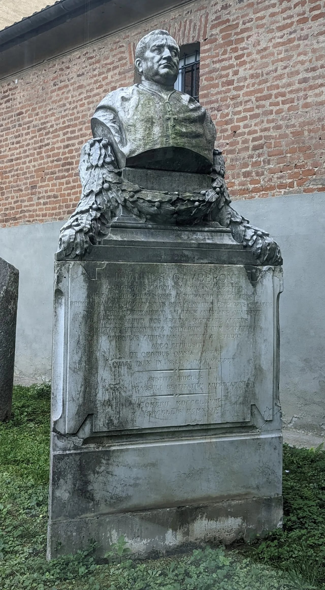 Porträt von Giovanni Gamberoni (1868–1929) – Gedenkseite