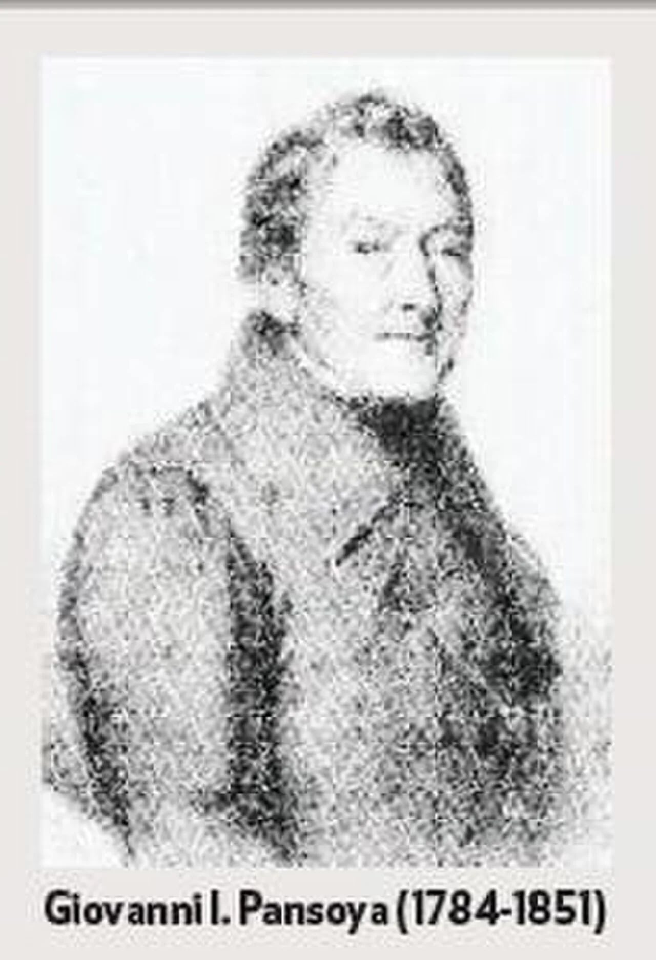 Portrait of Giovanni Ignazio Pansoya (1784–1851) – memorial page