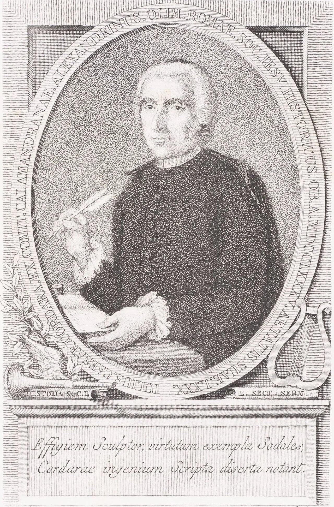 Portrait of Giulio Cesare Cordara (1704–1785) – memorial page