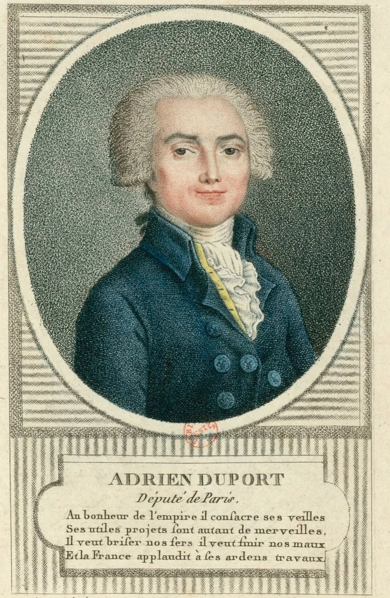 Porträt von Adrien Duport (1759–1798) – Gedenkseite