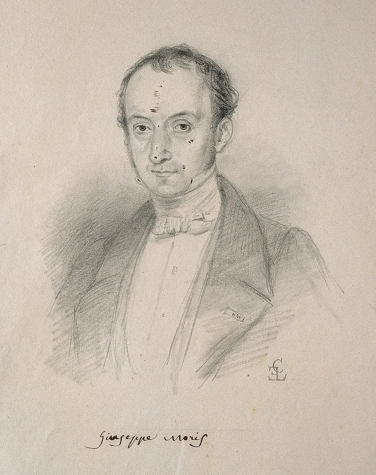 Portrait of Giuseppe Giacinto Moris (1796–1869) – memorial page