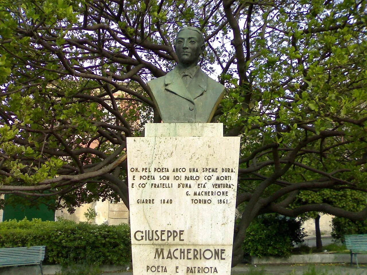 Portrait of Giuseppe Macherione (1840–1861) – memorial page