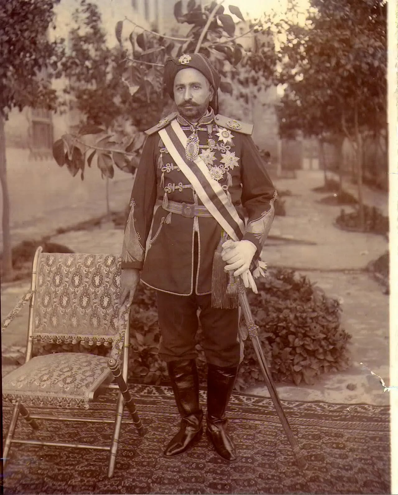 Portrait of Khaz'al al-Ka'bi (1863–1936) – memorial page