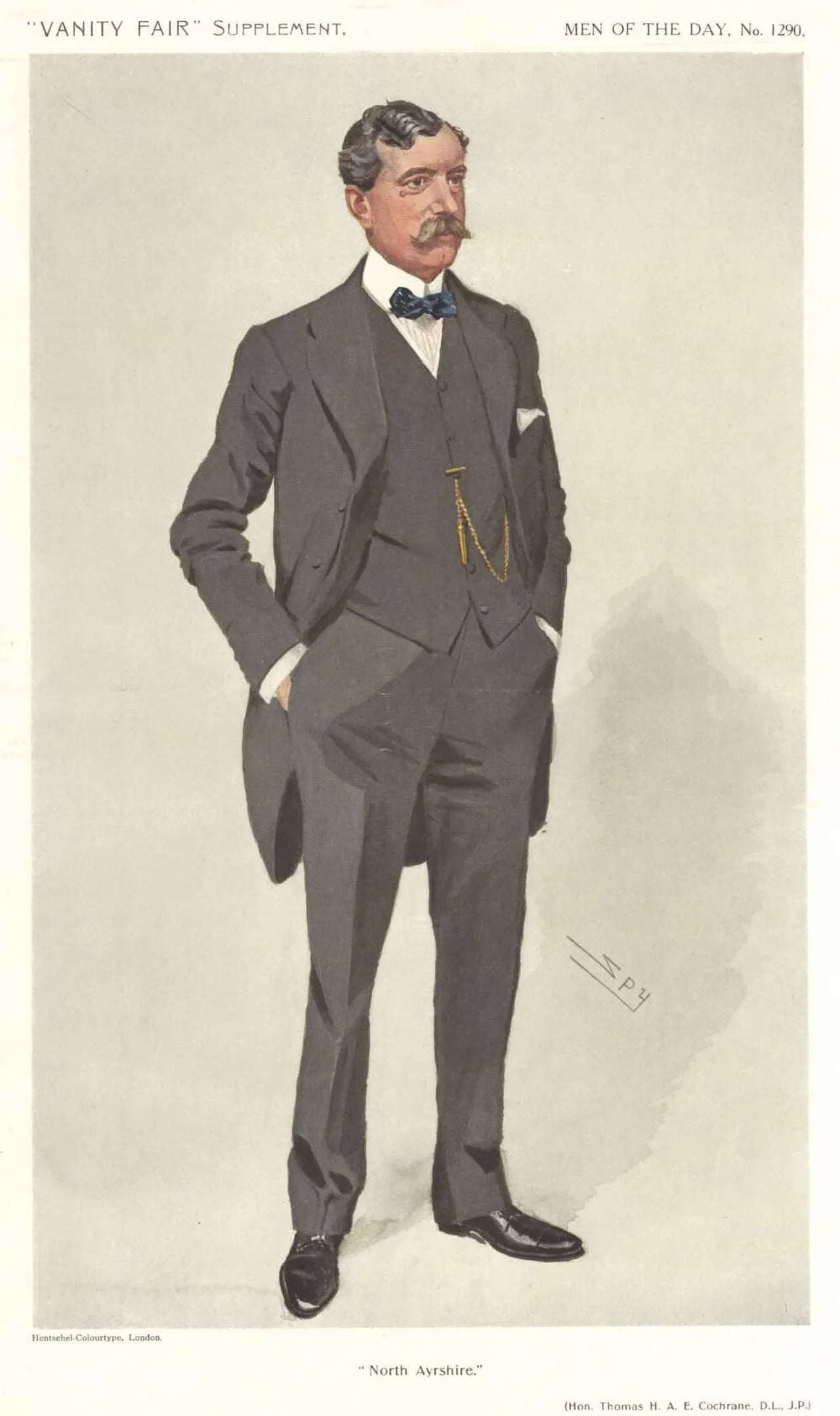 Porträt von Thomas Cochrane (1857–1951) – Gedenkseite