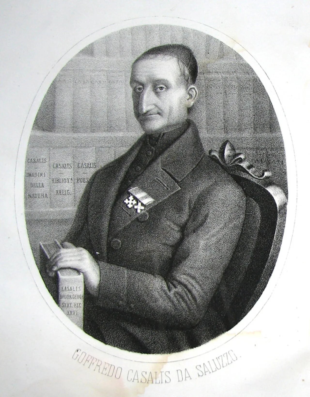 Portrait of Goffredo Casalis (1781–1856) – memorial page