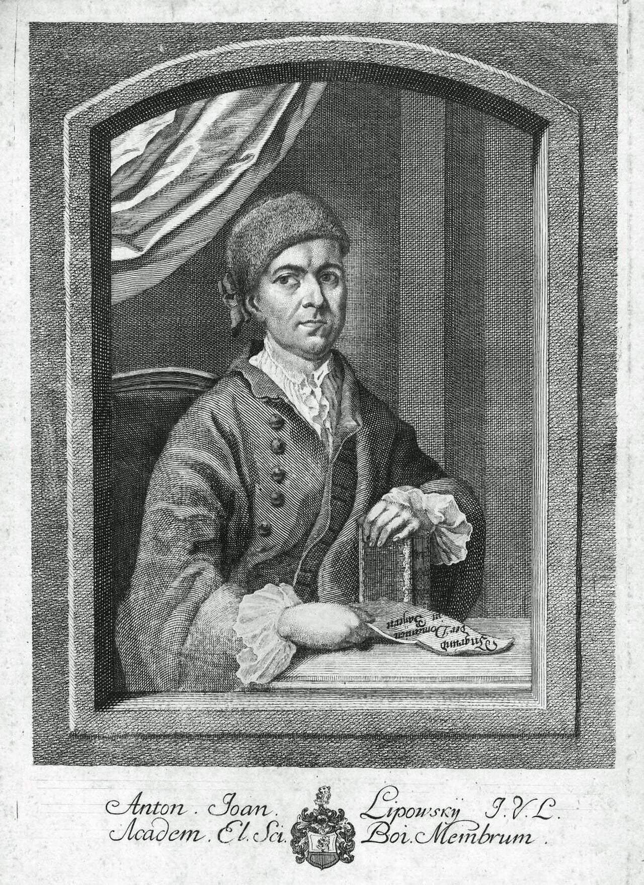 Portrait of Anton Johann Lipowsky (1723–1780) – memorial page
