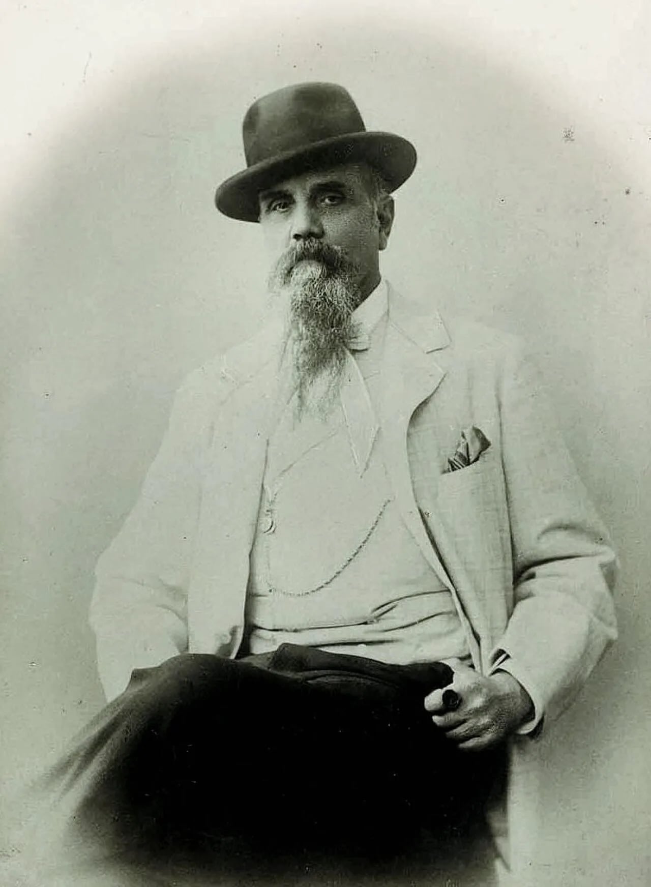 Porträt von Guglielmo Calderini (1837–1916) – Gedenkseite